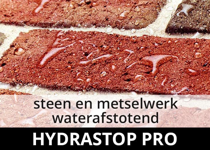 Discriminatie Kaap punch Hydrastop Pro - #1 Steen, Gevel impregneermiddel - 100% waterdicht